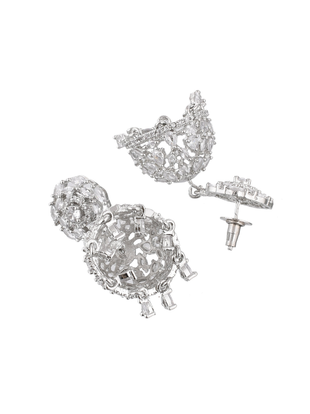 American Diamond Jhumka Earring