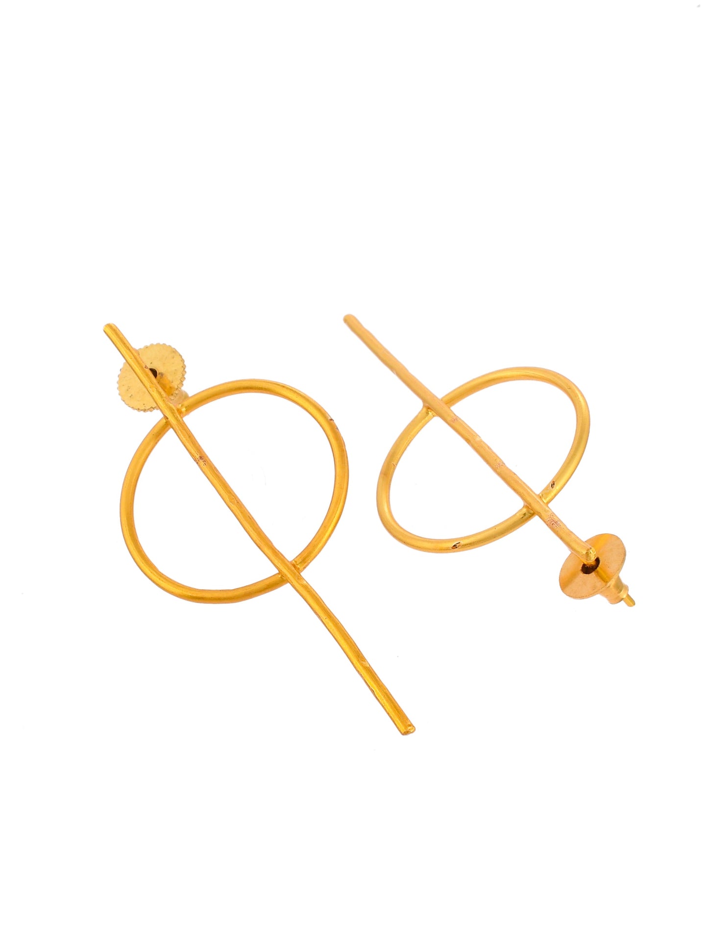 Gold Plated Western Drop Earrings