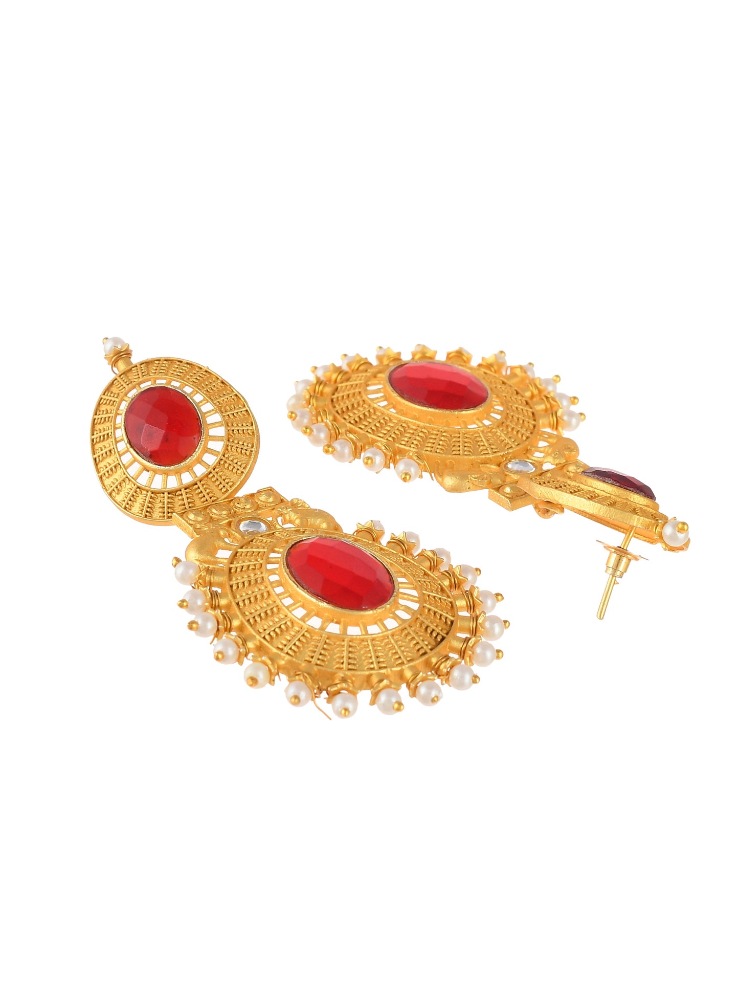 Gold-Plated Classic Drop Earrings for Women