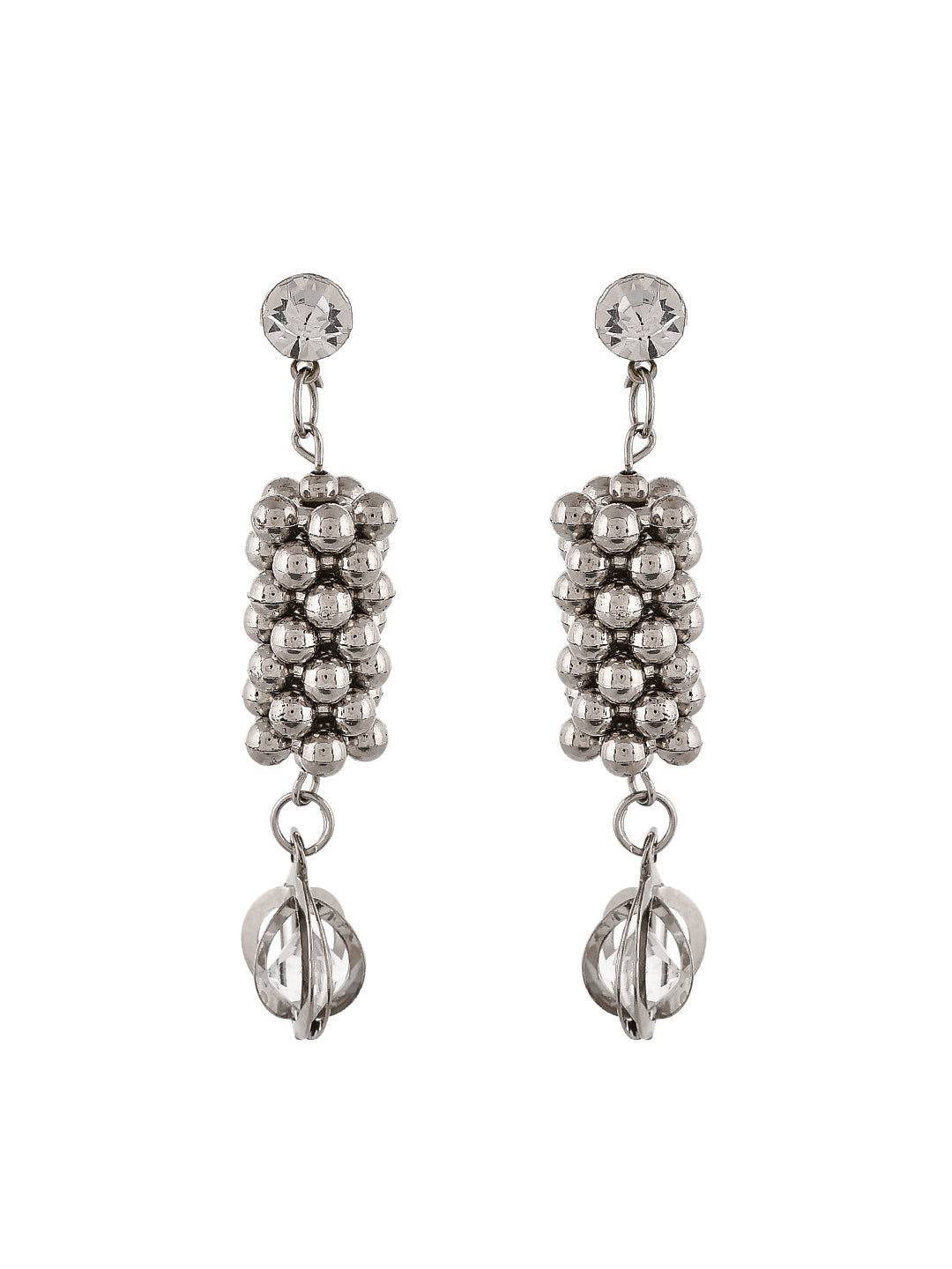 Silver Plated Dangler Earrings