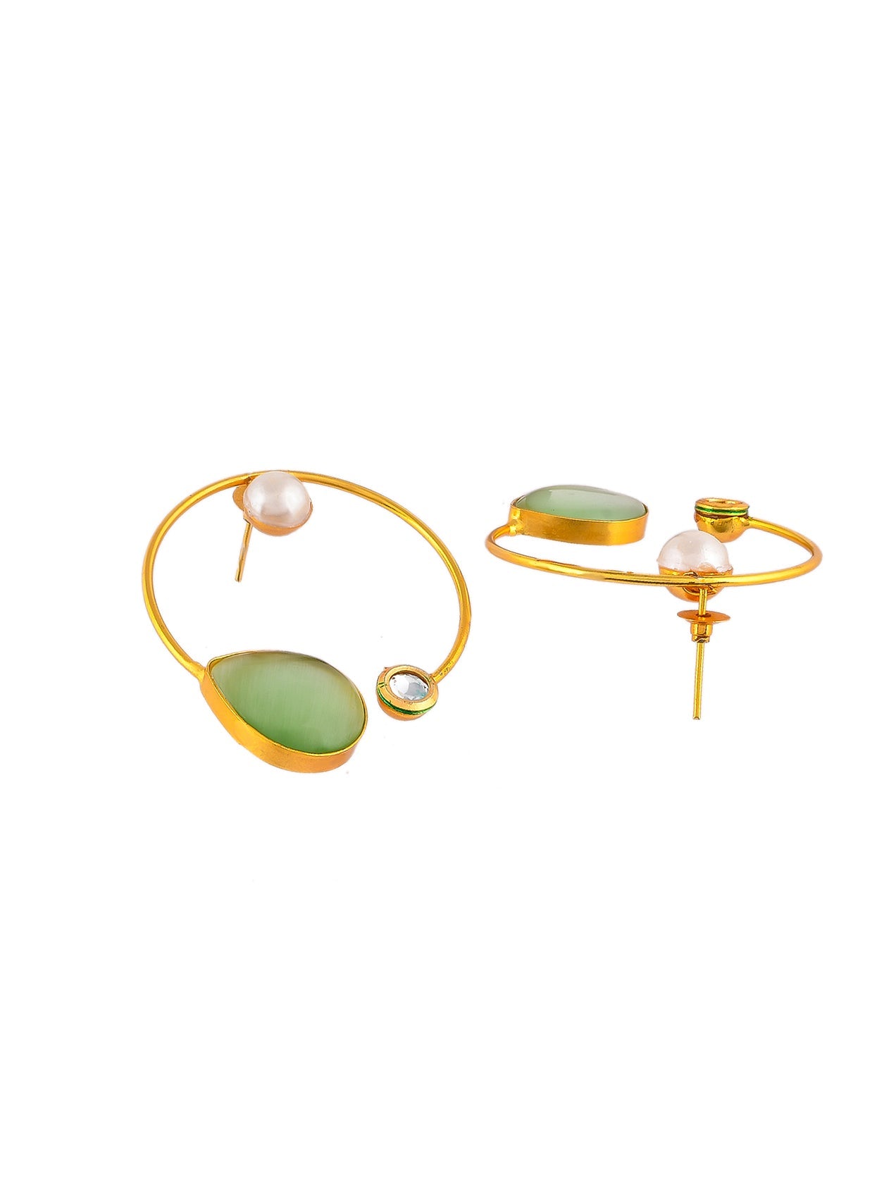 Circular Hoop Earrings for classic look