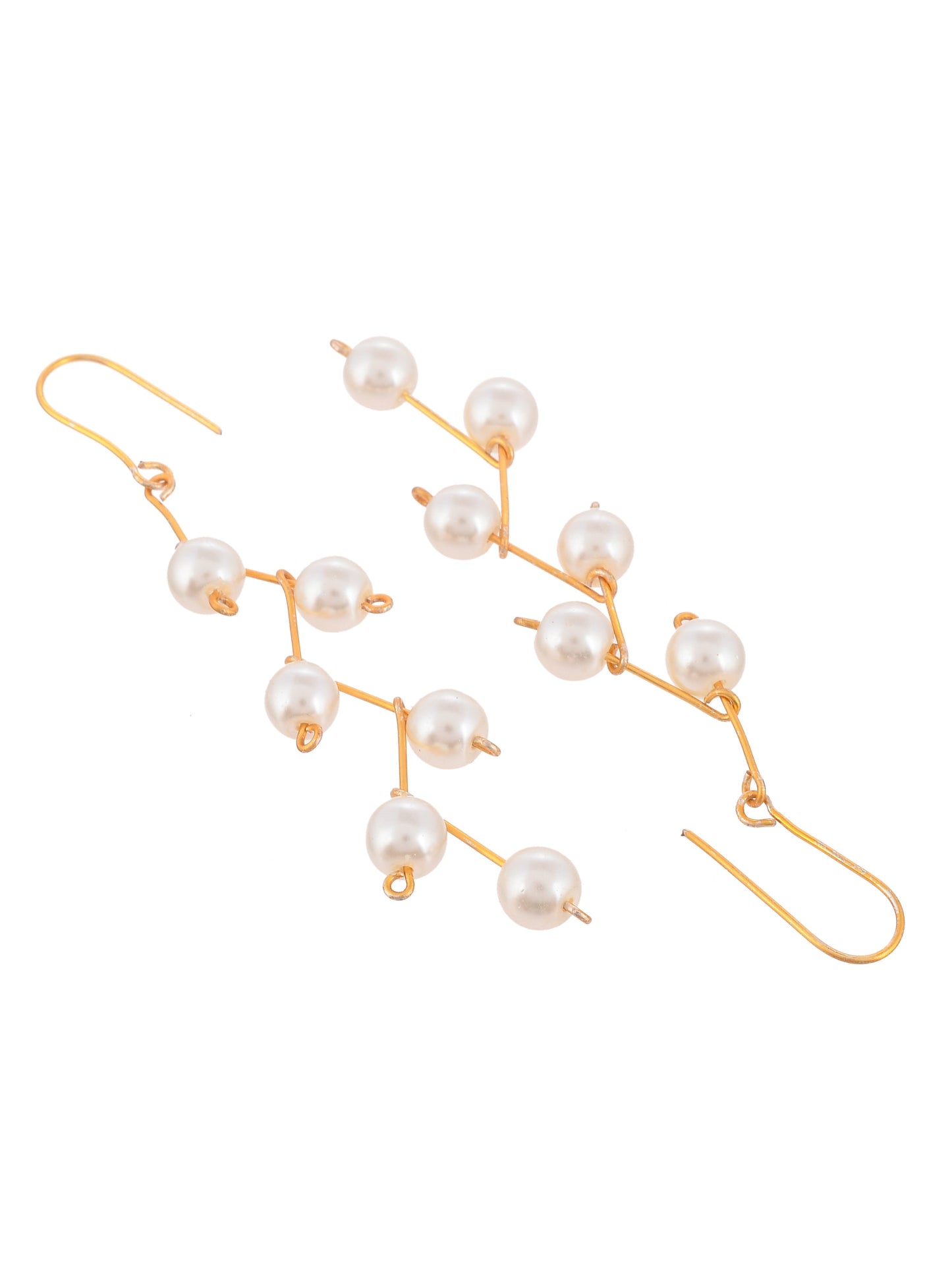 Gold Pearl Drop Earring For girls