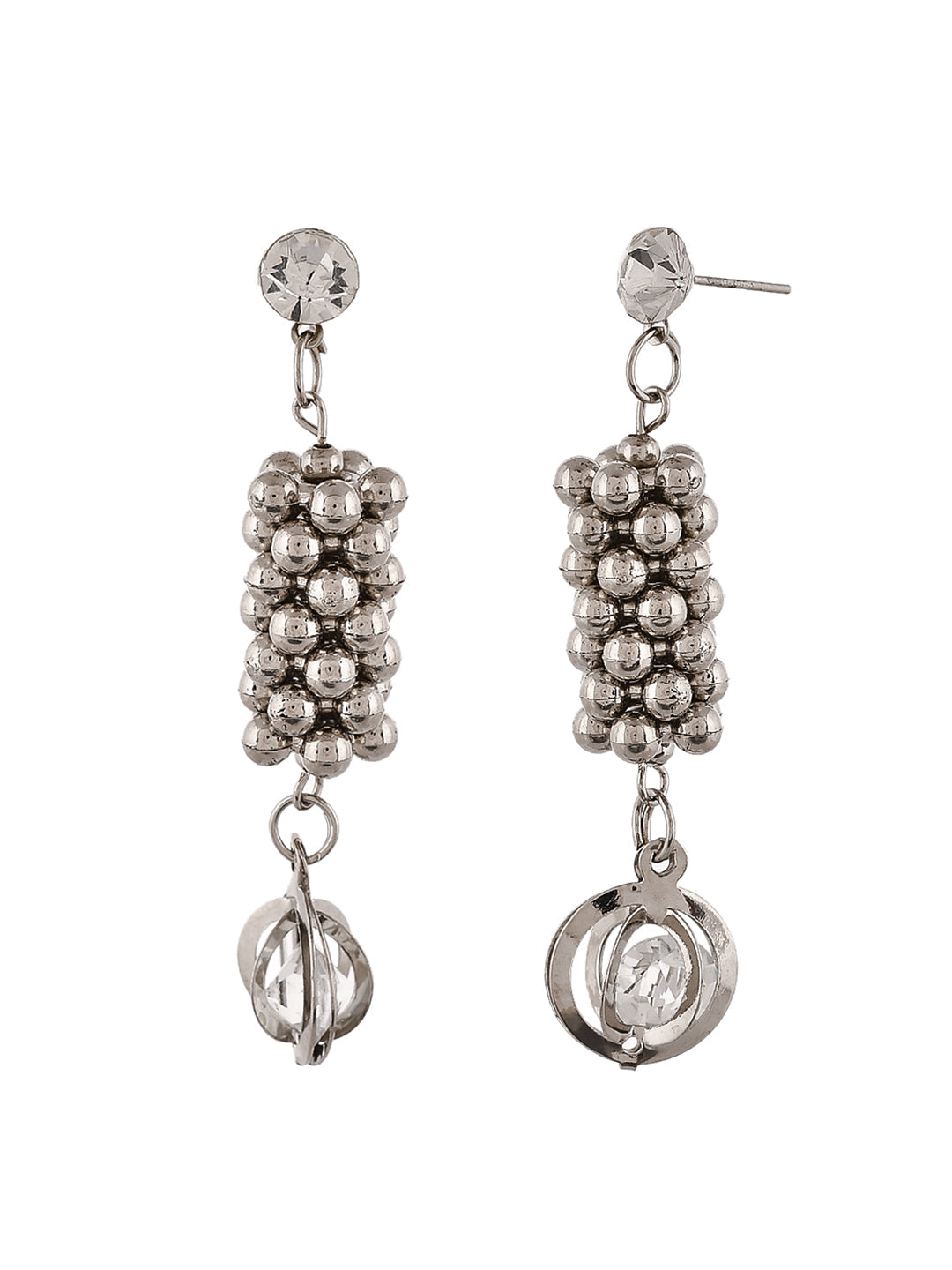 Silver Plated Dangler Earrings