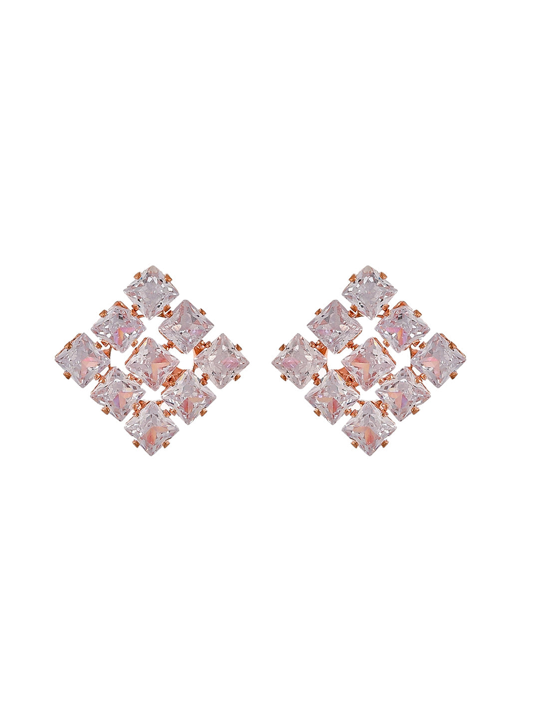 CZ Stud Earrings for western outfit