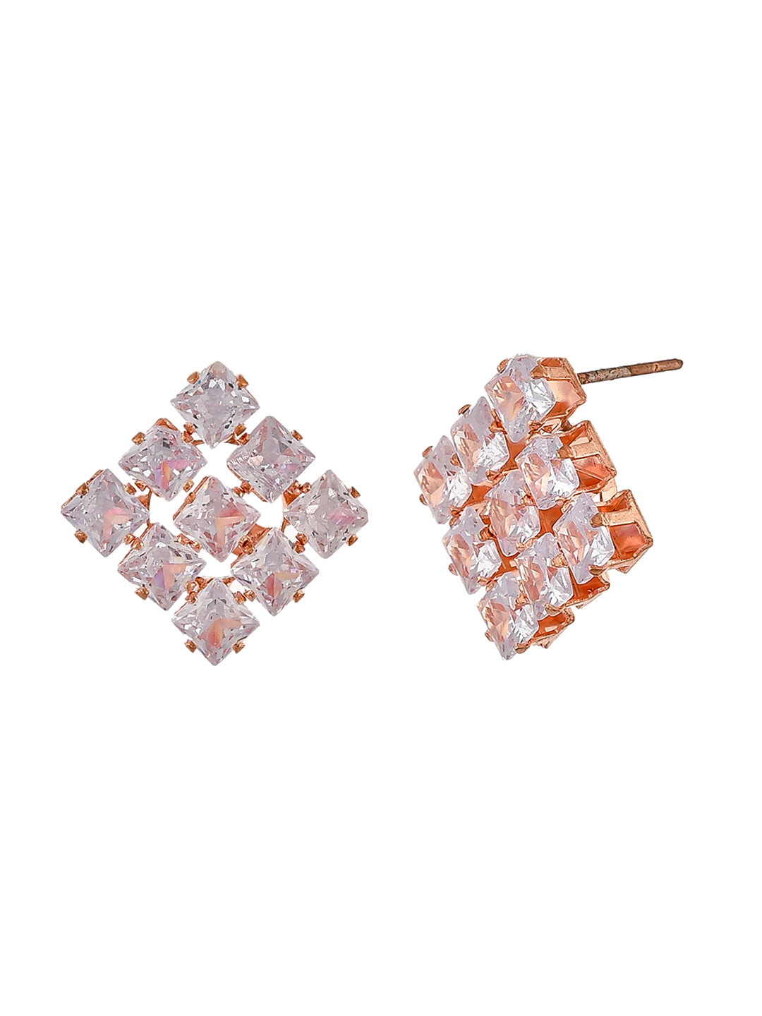 CZ Stud Earrings for western outfit
