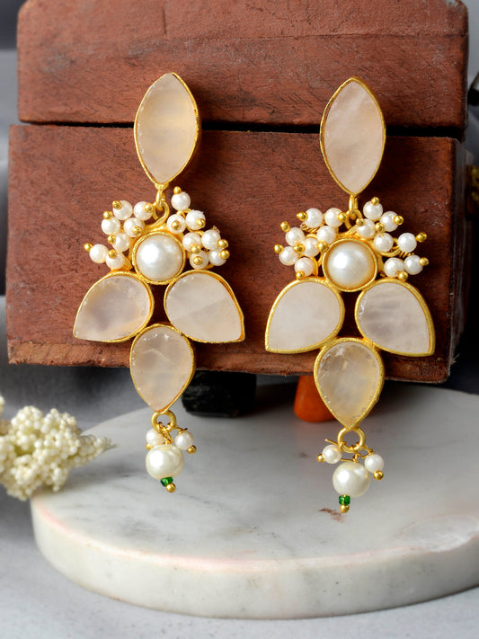 Gold Plated Handcrafted Traditional Earrings
