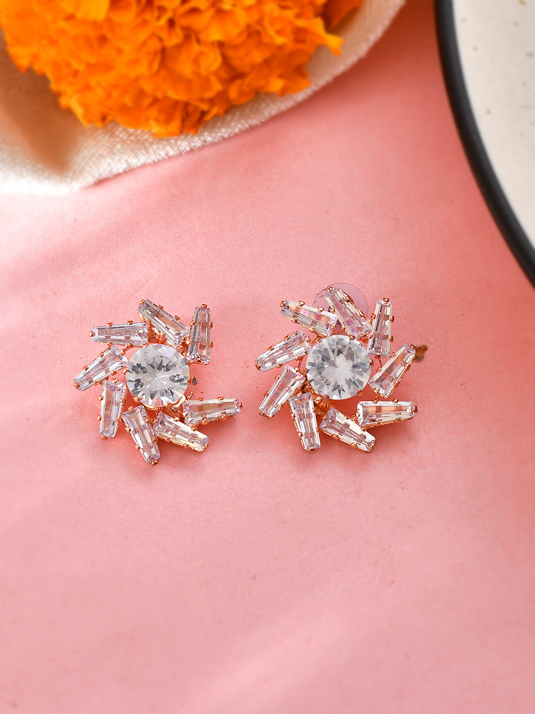 CZ Western Stud Earrings for western outfit