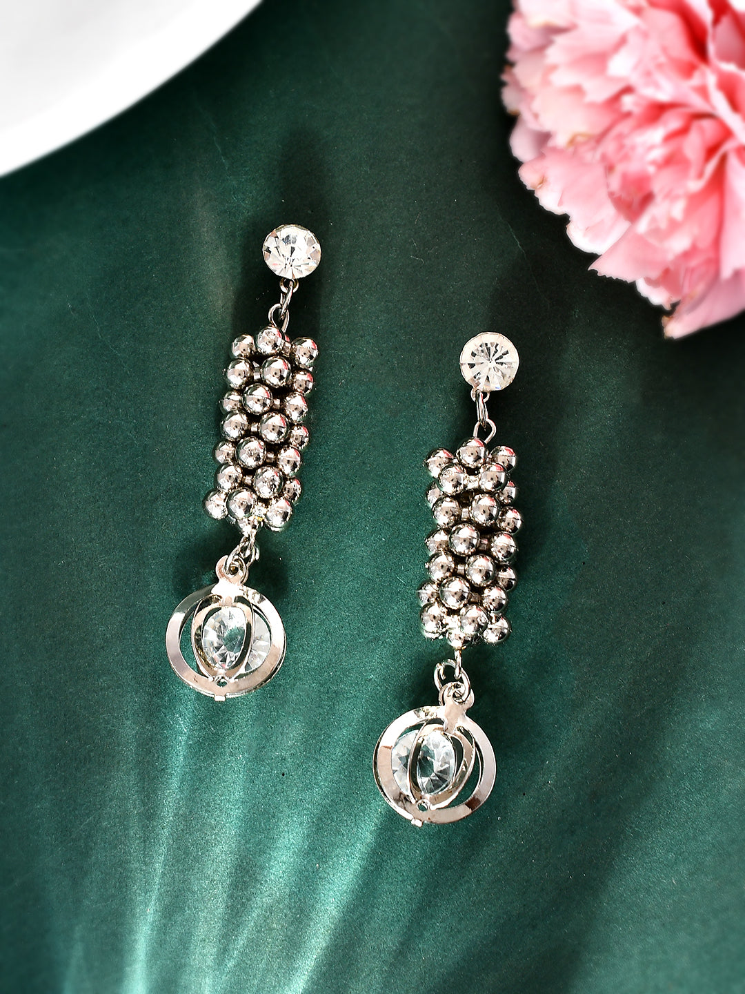 Silver Plated Dangler Earrings