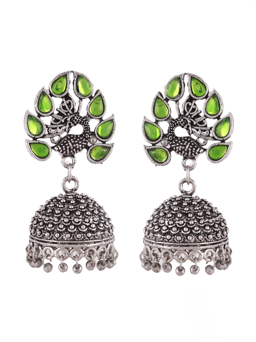 Oxidised Jhumka Earrings for women
