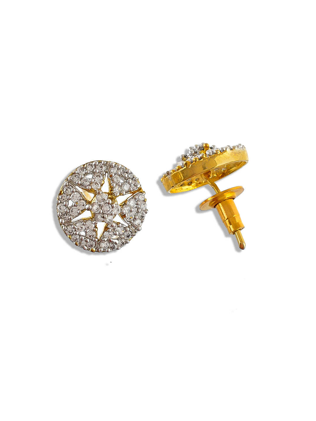 Round American Diamond Studs