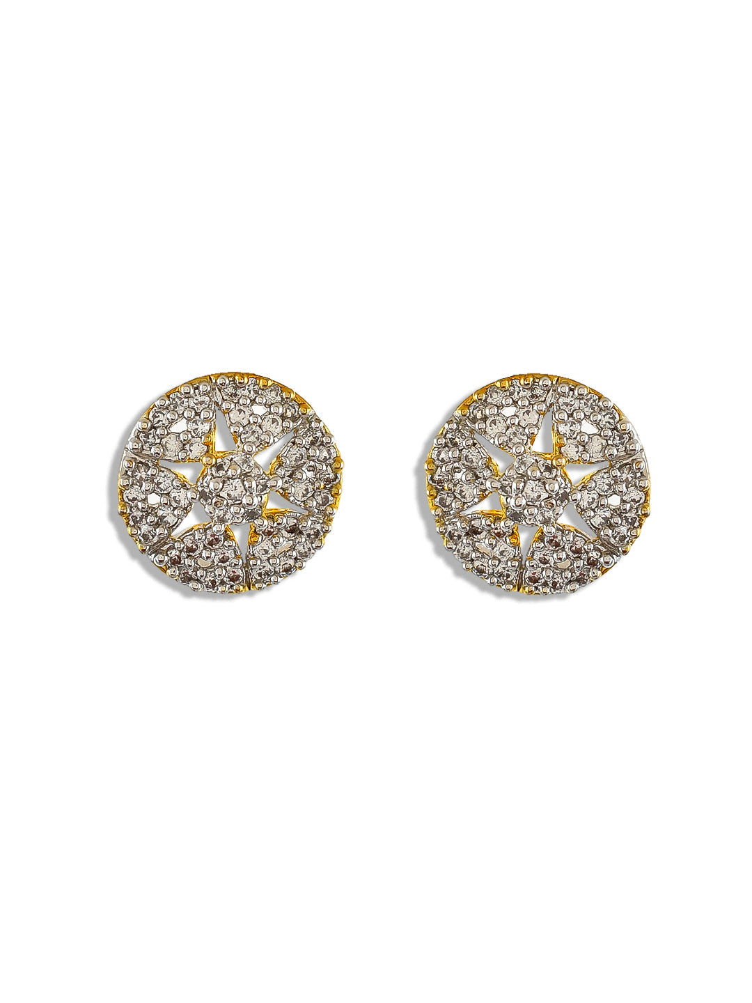 Round American Diamond Studs