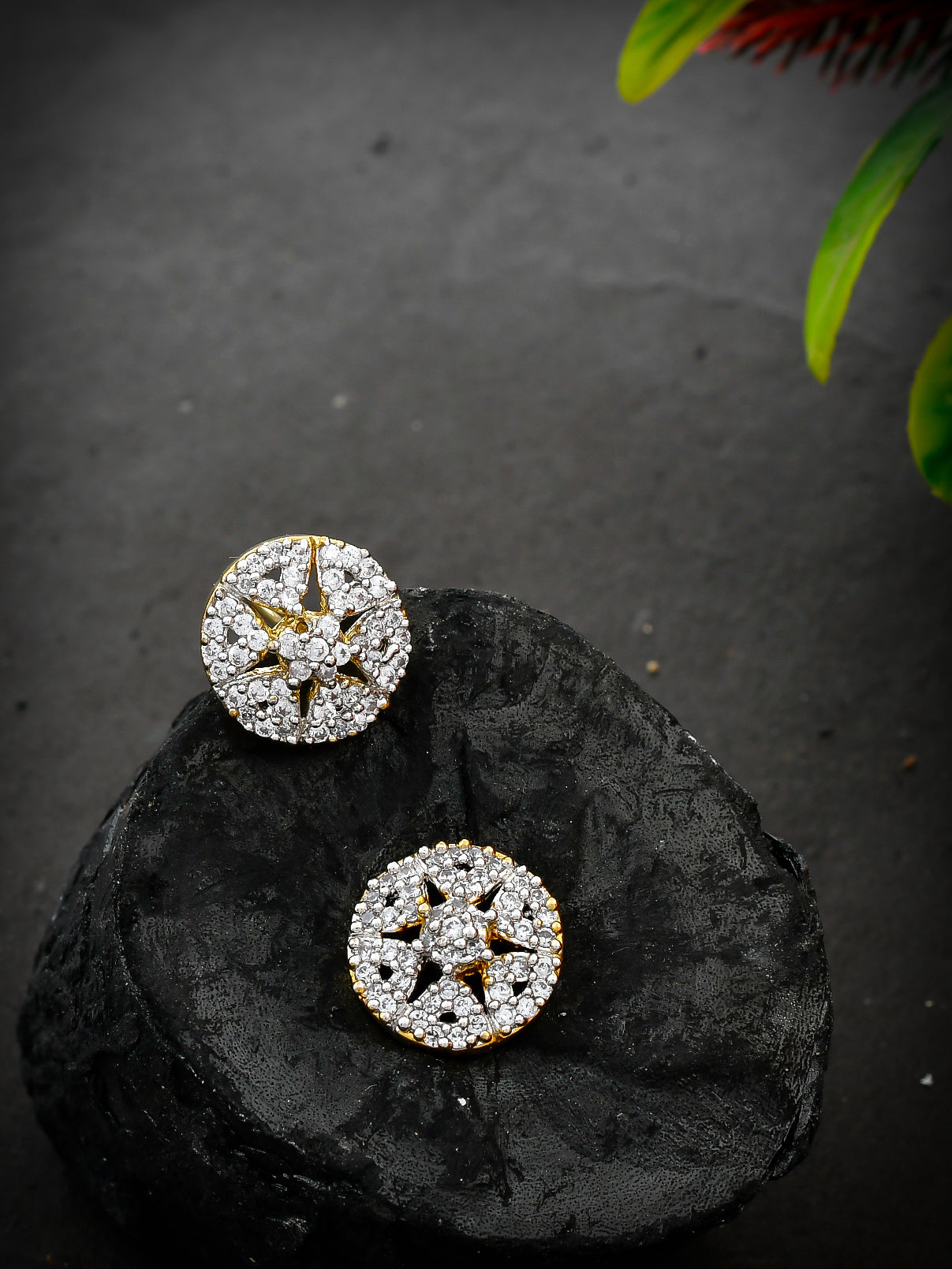 Round American Diamond Studs