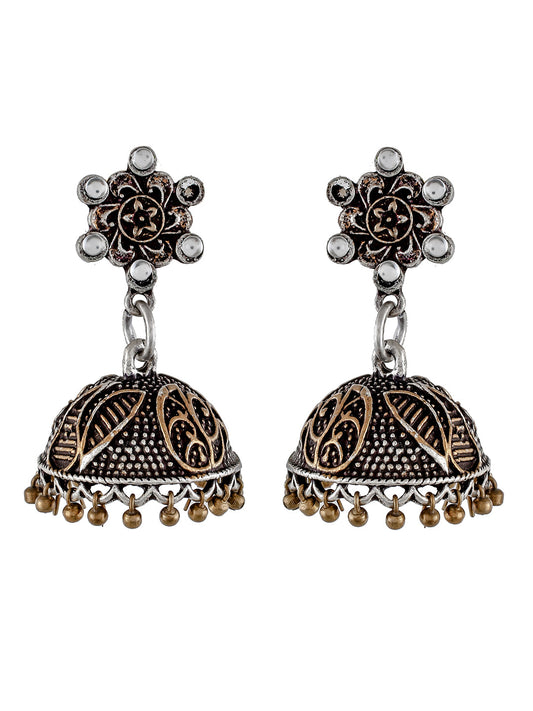 Oxidised Jhumka Earrings Traditional Jhumkas For Women