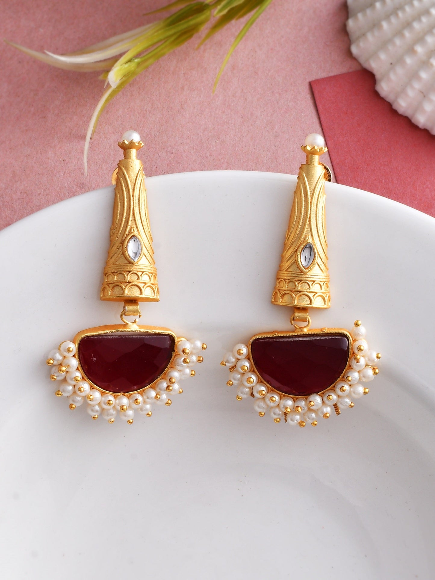Traditional Conical Earring for western outfit