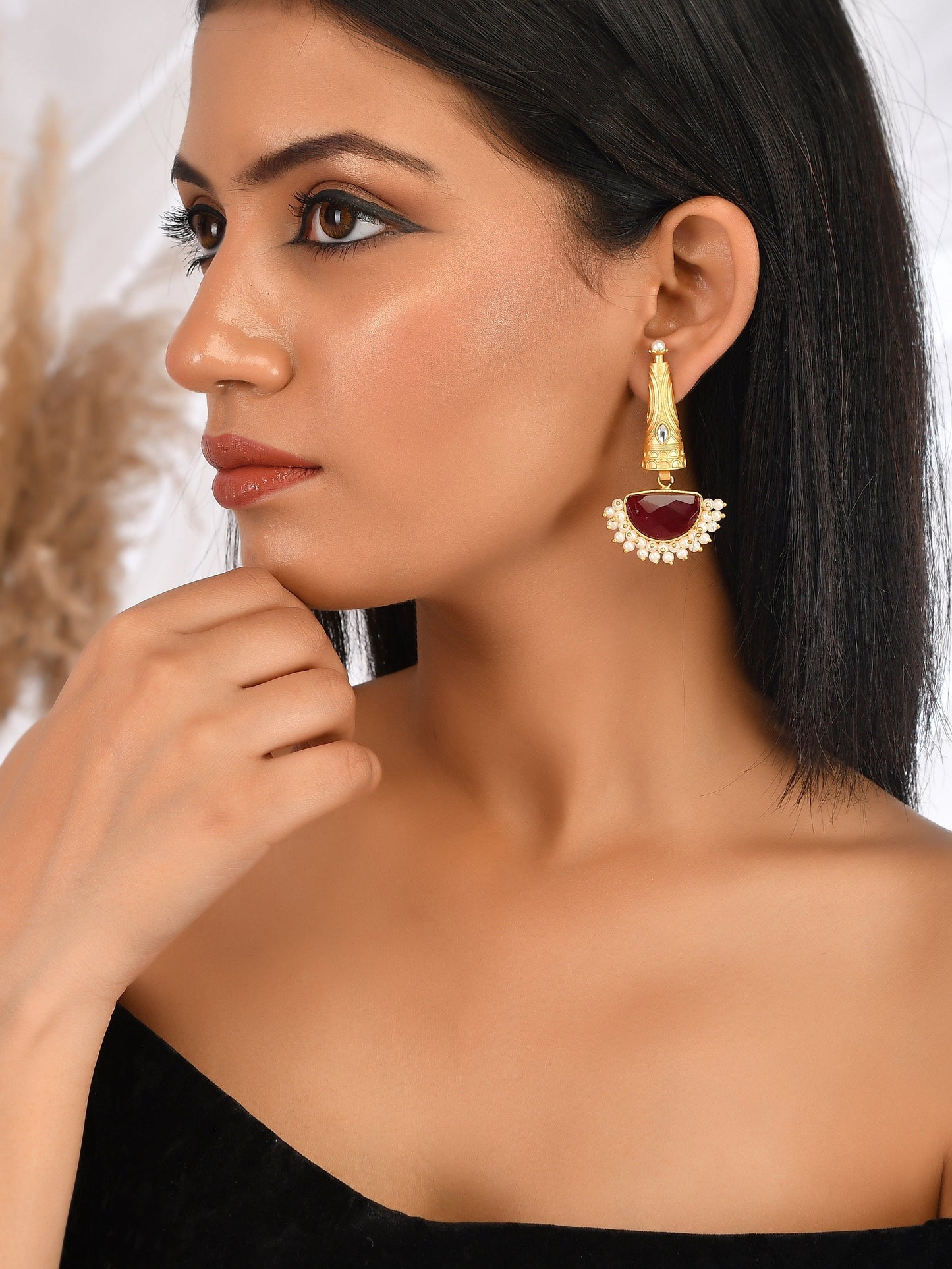 Traditional Conical Earring for western outfit