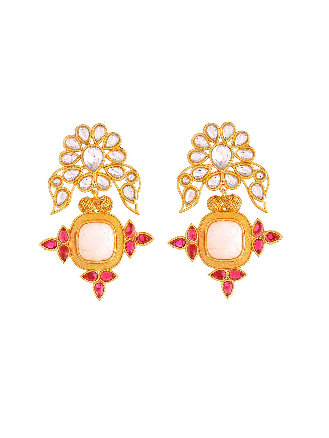 Small Kundan Earrings for women