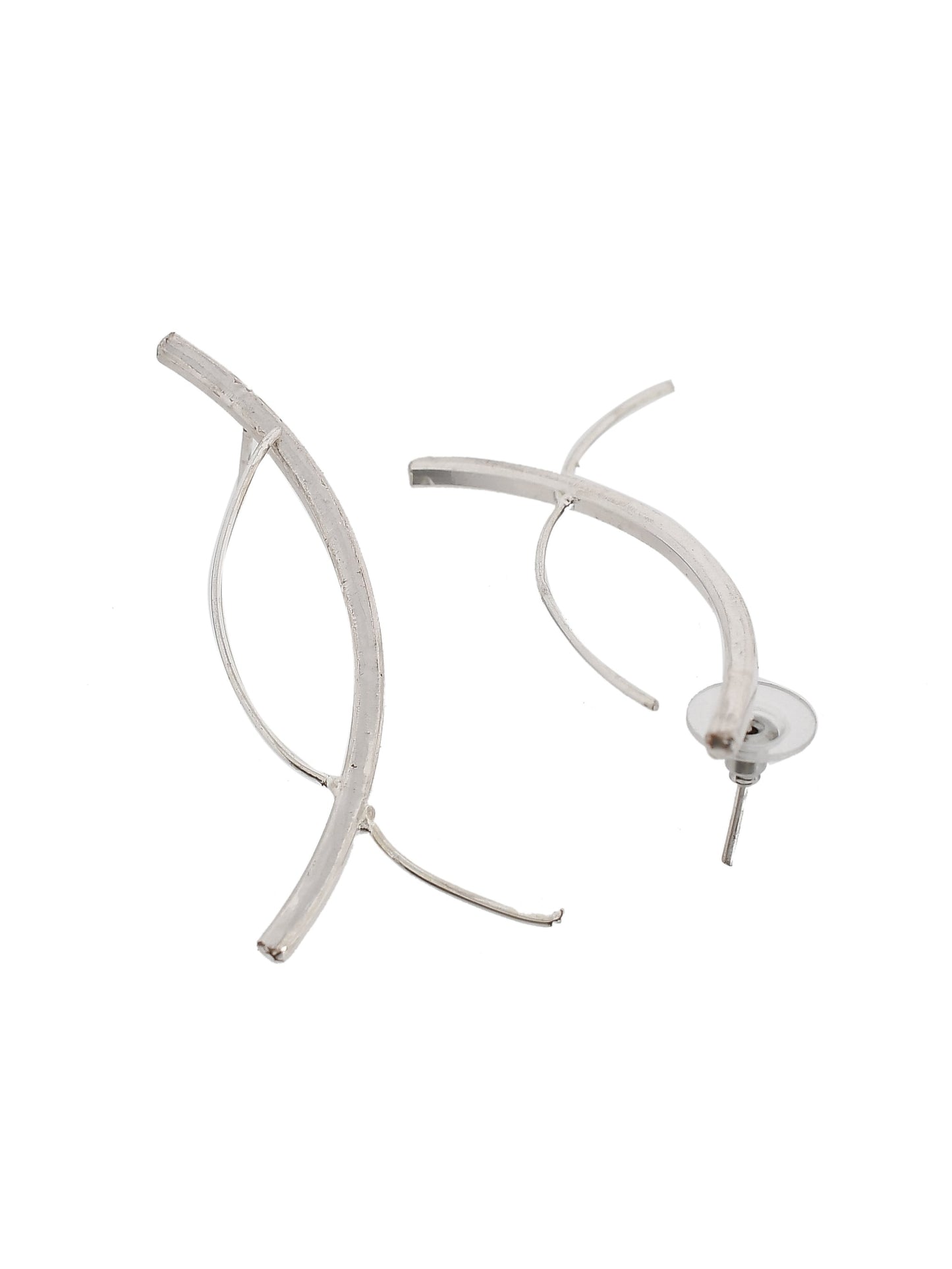 Silver Plated Unique design Drop earring