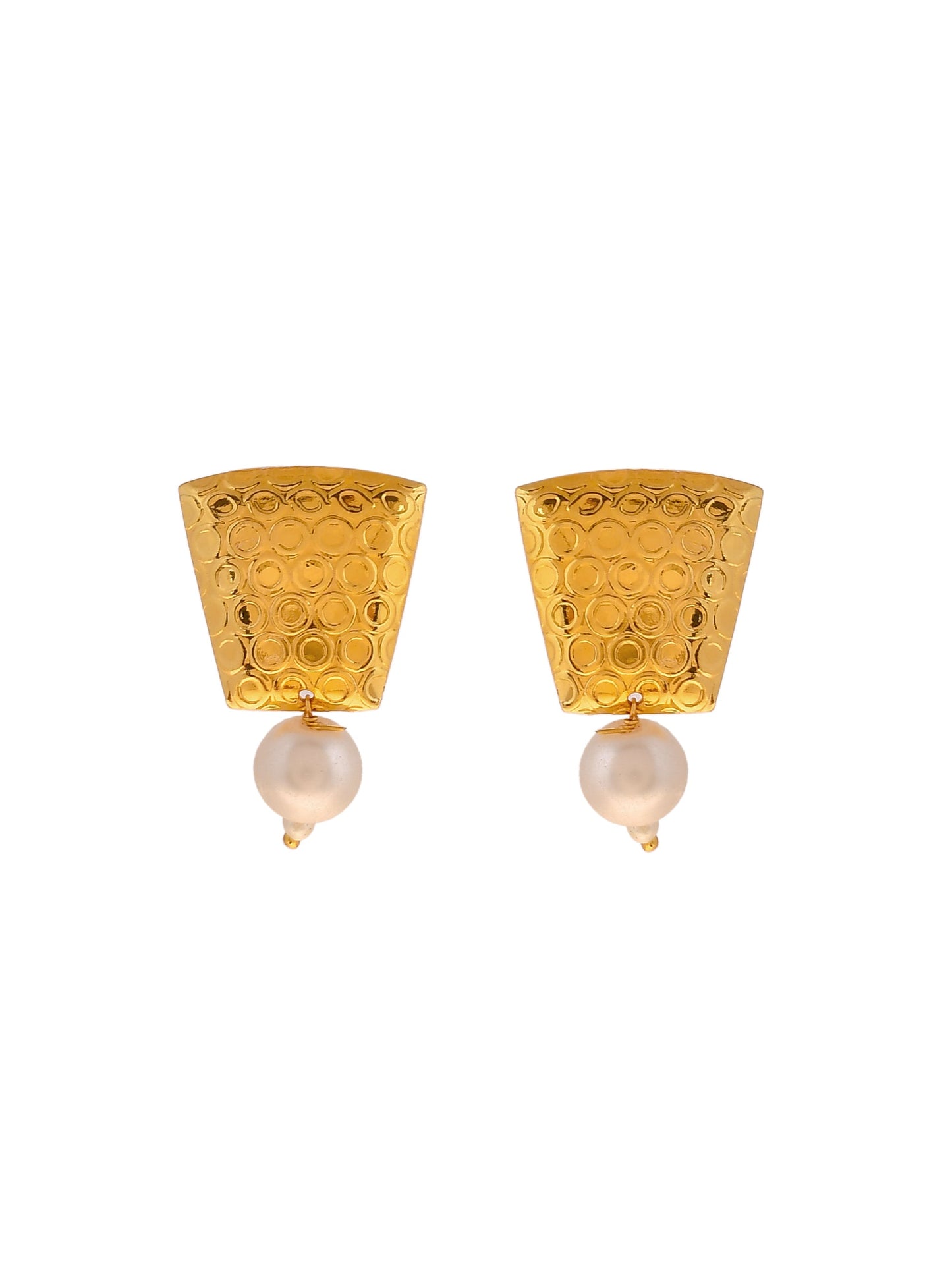 Casual Small Stud Pearl Earrings for western outfit