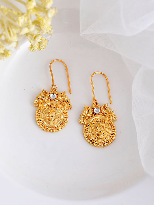 Stylish Gold Stud Earrings For Women & Girls