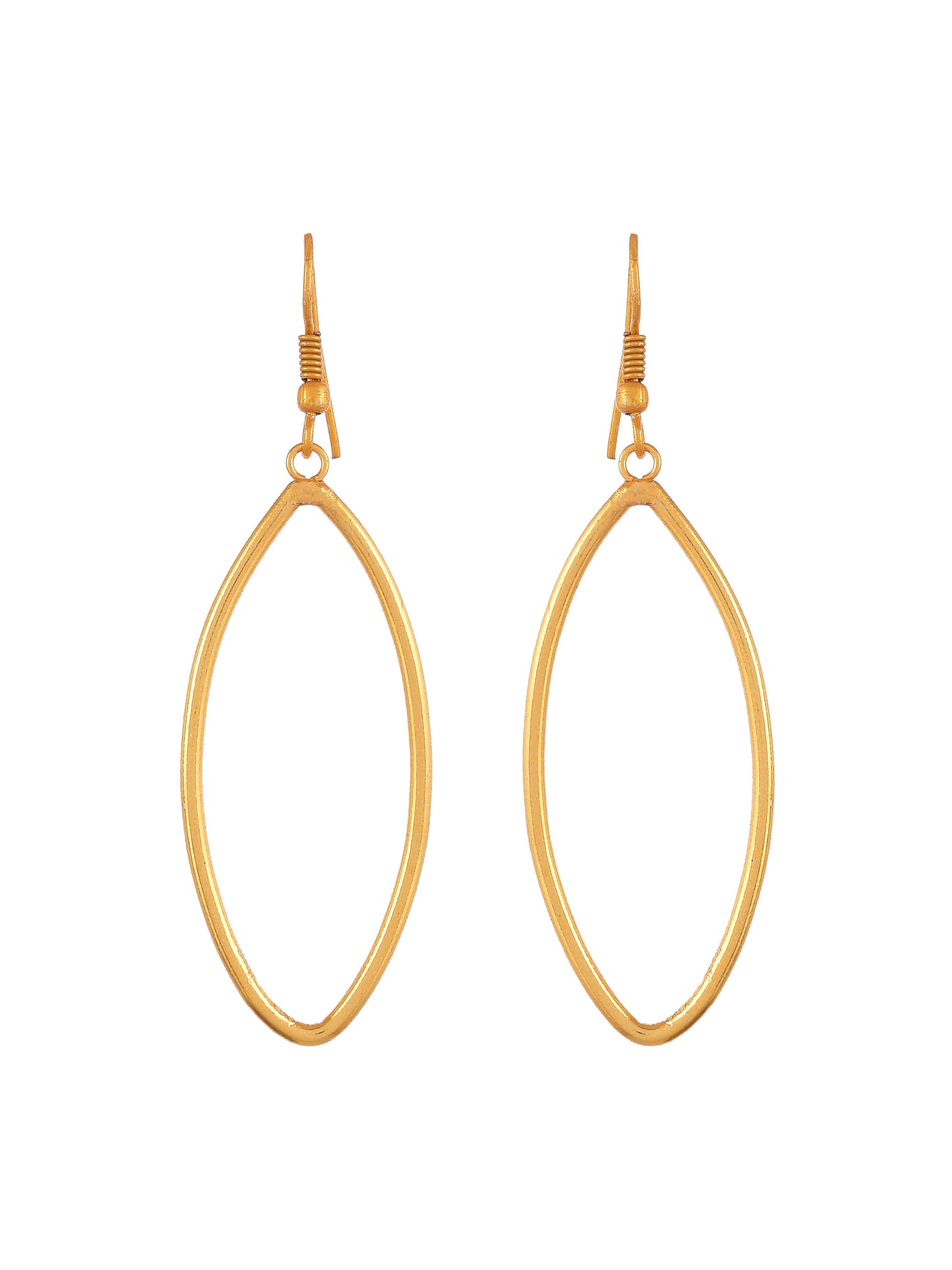 Gold Plated Leaf Dangler for girl